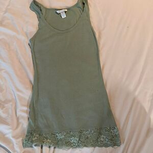 Y2K Aeropostale babydoll tank with lace detail #Aeropostale #Y2K